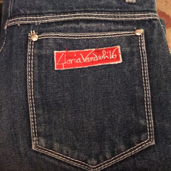 VTG Gloria Vanderbilt High Rise straight Leg jeans (1A) - Picture 8 of 8